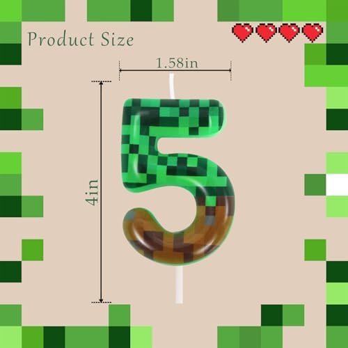 OGnomiFX 5th Pixel Miner Birthday Candles