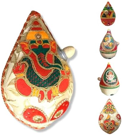 LOVENSPIRE Decorated Coconut Wedding Shagun Vase