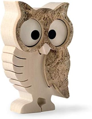 Wooden Owl Figurines Home Decor Add a Natural Touch