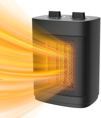 WEWARM 1500W Portable Space Heater with Thermostat