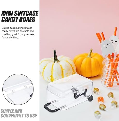 12 Pcs Mini Suitcase Favor Box for Wedding Birthday Party