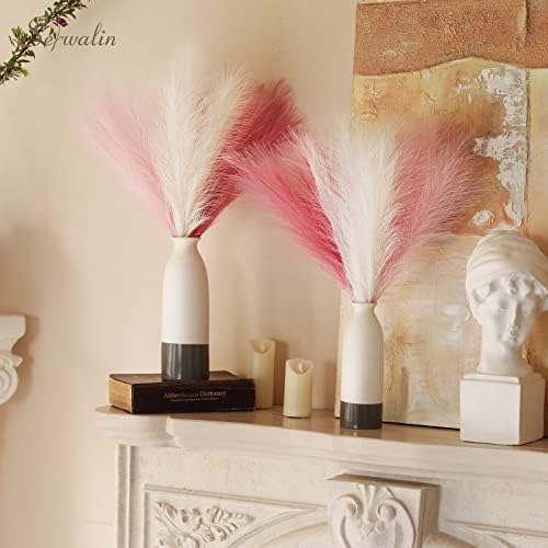 Serwalin 12pcs Pink Pampas Grass Decor Set 1