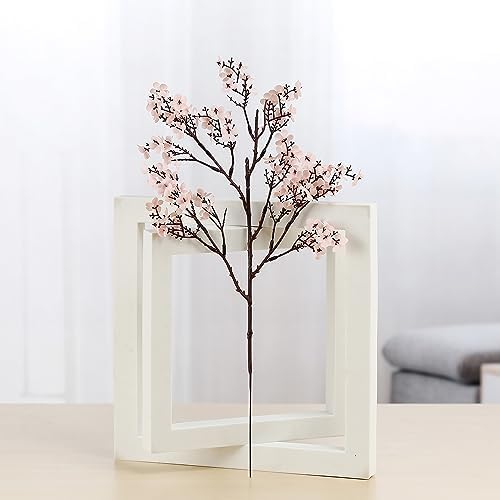JAKY Global Artificial Babys Breath Flowers 6pcs Autumn Pink Bundle