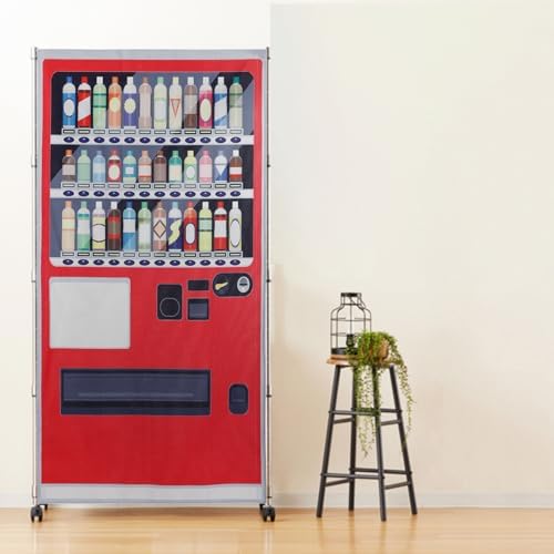 Noren Japanese Doorway Curtain with Vending Machine Print