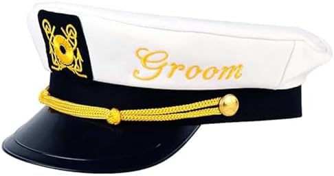 Bachelor Party Captains Hat - Groom to Be Nautical Hat