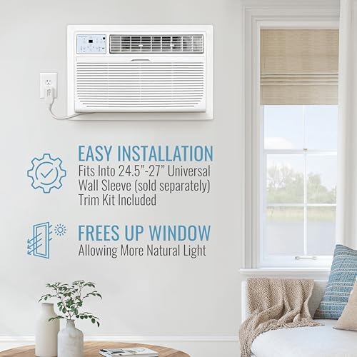 Keystone 14000 BTU Wall AC with Heat and Dehumidifier 1