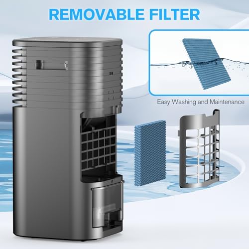Flowbreeze 3-in-1 Portable AC Cooler with Remote and Oscillation