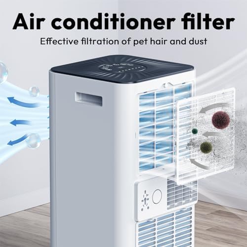 10000 BTU Portable AC With Remote and Window Kit