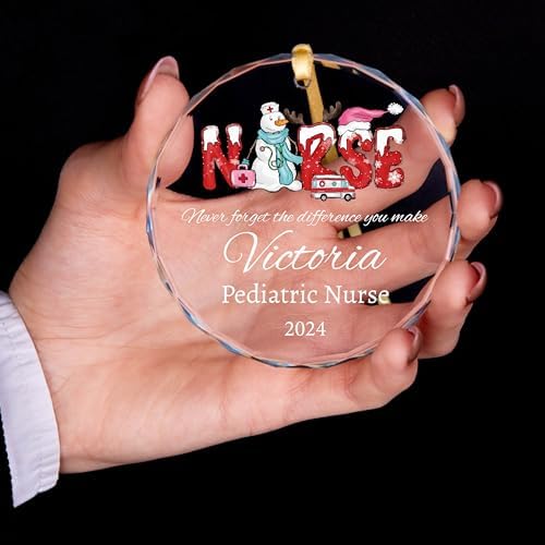 Personalized Nurse Christmas Ornament for Healthcare Workers