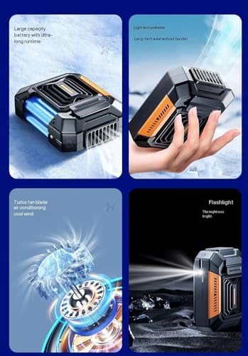 Portable Cooling Fan with Night Light and 3 Speeds 1