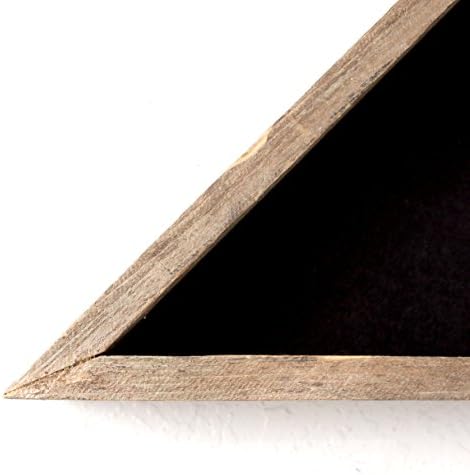 BarnwoodUSA Triangle Flag Display Case Decoration