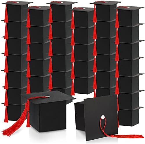 Bememo Graduation Candy Boxes Class of 2025 Red