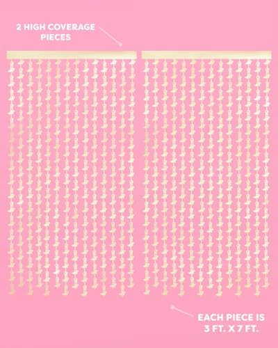 XO Fetti Gold Foil Boot Curtains Set of 2