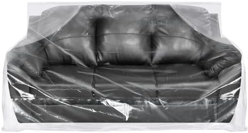 Yotelab Plastic Couch Cover for Moving and Storage 1