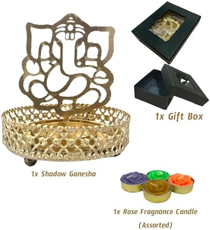 LOVENSPIRE Shadow Ganesha Candle Holder