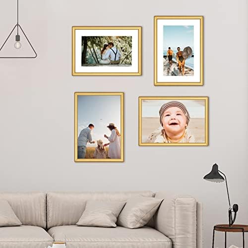 Black Classic Picture Frame 5x7 No Mat for Wall or Desk