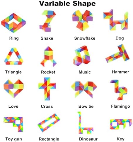 GOLDGE 24 Pack Mini Cube Puzzle Fidget Toy 1