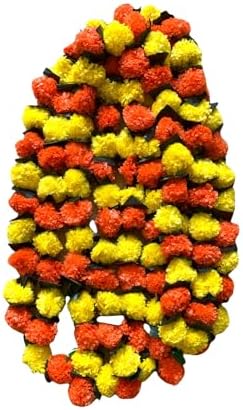 LOVENSPIRE 5 String Marigold Garland for Home Decor