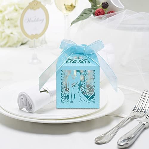 EUBUY 50Pcs Set Hollow Wedding Favor Boxes