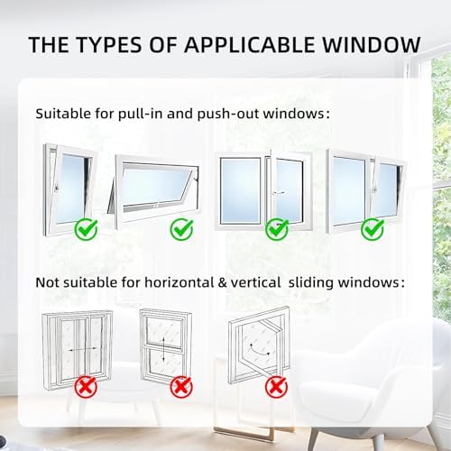 Travelbaic Portable AC Window Seal Kit with Zip and Adhesive