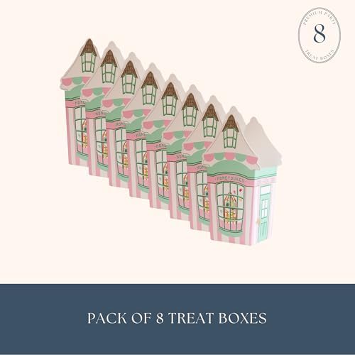 Bonjour Fte Harry Potter Honeydukes Pink Stripe Treat Boxes Pack of 8