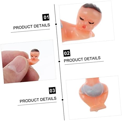 50Pcs Mini Plastic Dolls for Shower Decorations 1