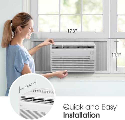 LG LW5024X Window Air Conditioner 5000 BTU 150 Sq Ft Quiet White