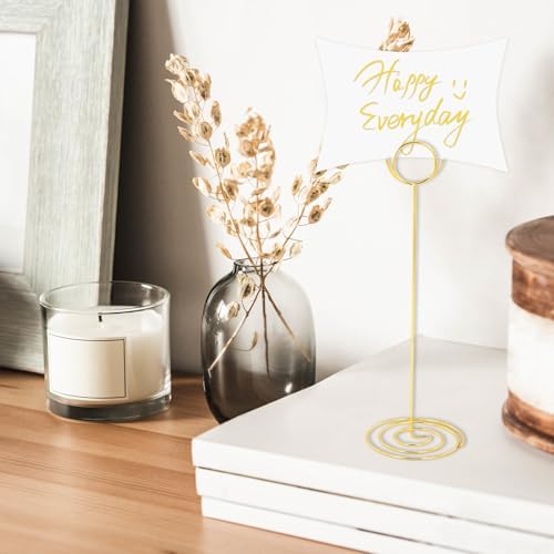 36 Piece Gold Table Number Holders with 3 Sizes