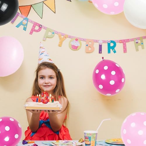Number 3 Red Paw Birthday Candles for Boys and Girls 1