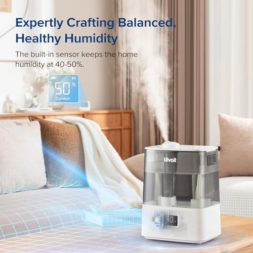 LEVOIT Smart Humidifier 6L with Essential Oil Diffuser