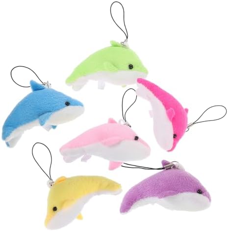 6pcs Small Dolphin Pendants for Boys and Girls