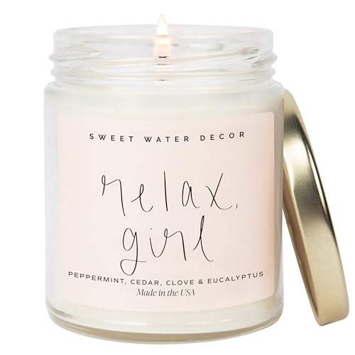 Sweet Water Decor Relax Girl Soy Candle 9oz