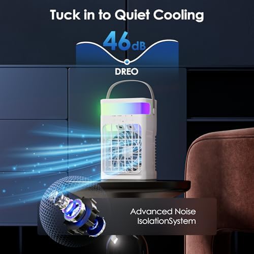Fioge Portable Air Conditioner with 3 Speeds 3 Modes