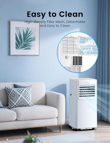 Grelife 8100BTU 4-in-1 Portable AC Unit with Fan and Dehumidifier