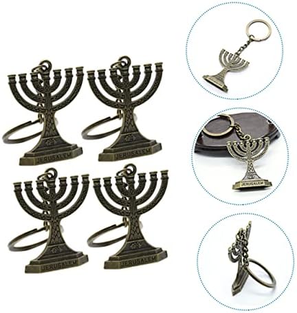 20 Pcs Hanukkah Key Ring Tote Purse Gift Ornaments Backpack Keychain