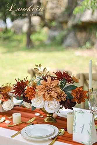 Lookein Artificial Flowers for Wedding DIY Decorations