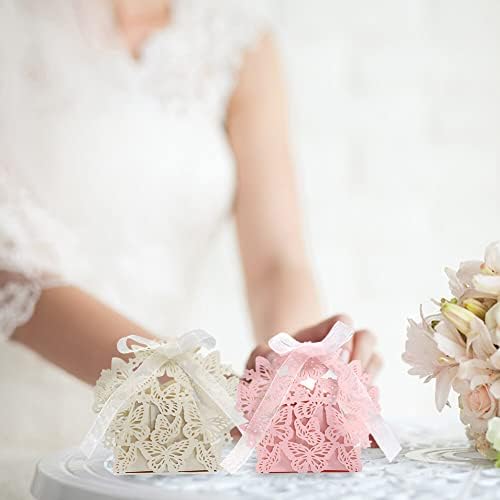 EUBUY 50pcs Butterfly Candy Boxes for Party Favors
