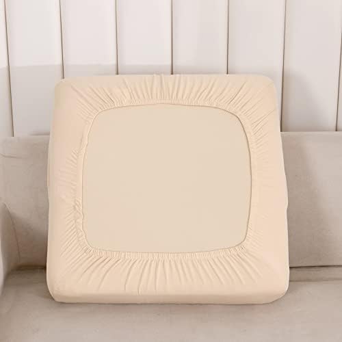 AURLOE Waterproof Stretch Couch Cover 1pc Beige