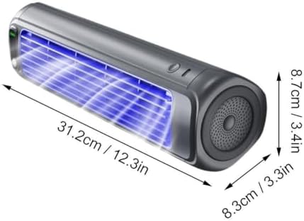 Portable Air Conditioner Cooling Fan with 3 Speeds and LED Display