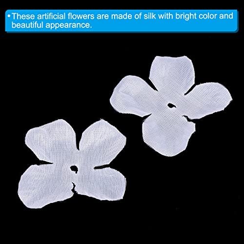 PATIKIL 500Pcs White Silk Flower Petals for Wedding Decor