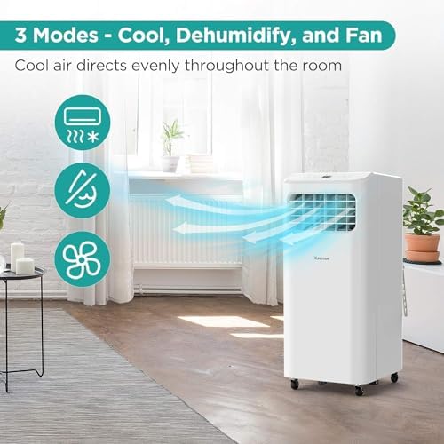 Hisense 6000 BTU Portable AC Dehumidifier Fan