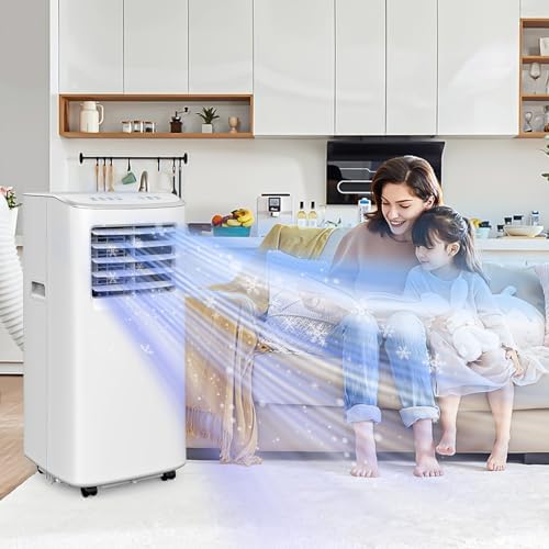 Coolblus 8500 BTU Portable Air Conditioner for 360 Sq Ft Room