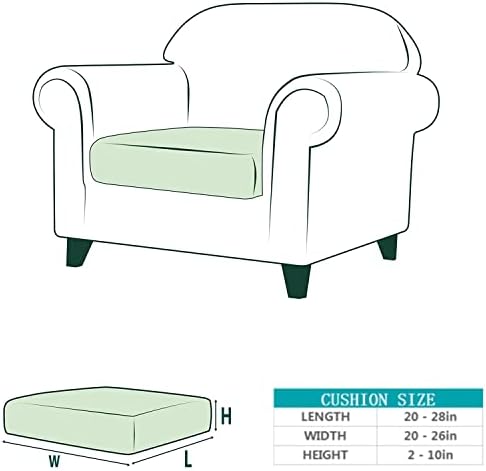 AURLOE Waterproof Stretch Couch Cover 1pc Beige