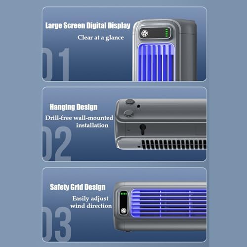 Coolizi Cooling Ace Tower Fan with 3 Speeds Gray