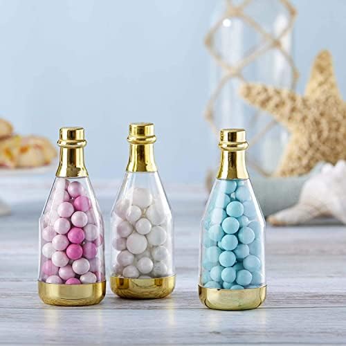 Kate Aspen Metallic Champagne Bottle Container Set of 12 1