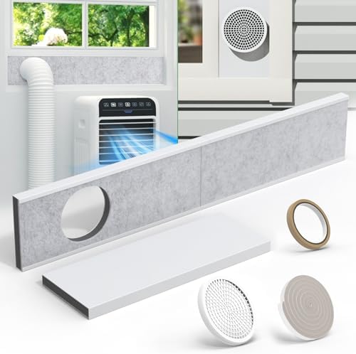 Forestchill Adjustable Window Vent Kit with Insulation Foam Panels