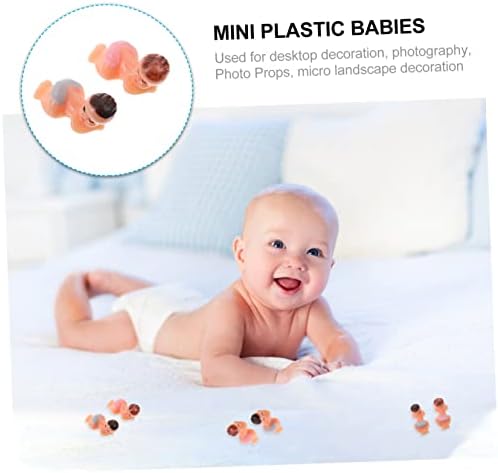 50Pcs Mini Plastic Dolls for Shower Decorations 1