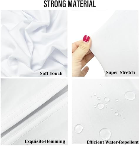40PCS Stretch Spandex Waterproof Chair Covers for Folding Chairs