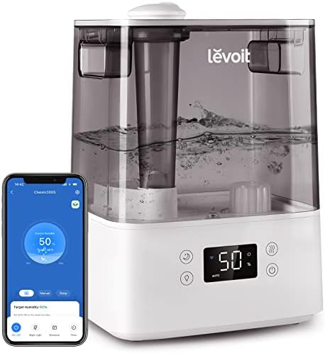 LEVOIT Smart Humidifier 6L with Essential Oil Diffuser