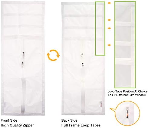 HOOMEE Airlock Window Seal for Portable AC 14x36 Inch